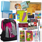 Ghiozdan echipat clasele 3-4, model fete