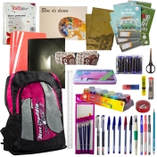 Ghiozdan echipat clasele 5-8, model fete