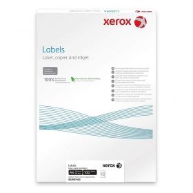 Etichete autoadezive Xerox pentru inkjet/laser, A4, 100 coli/top