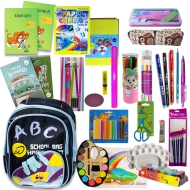 Ghiozdan Premium echipat pentru clasele 1-2, model baieti