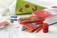 Creioane colorate cerate Jumbo 12 culori/cutie plastic Faber Castell