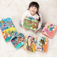 Puzzle geanta cadou 359 piese efect luminos UNIVERS 5+ ani Deli