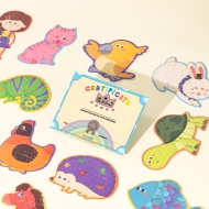 Puzzle geanta cadou 462 piese efect luminos LUMEA MARINA 6+ ani Deli