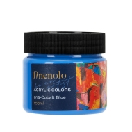Culori acrilice 100 ml. ALBASTRU COBALT Finenolo Deli