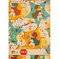 Caiet tip II, 24 file, 5 buc/set